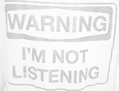 not-listening